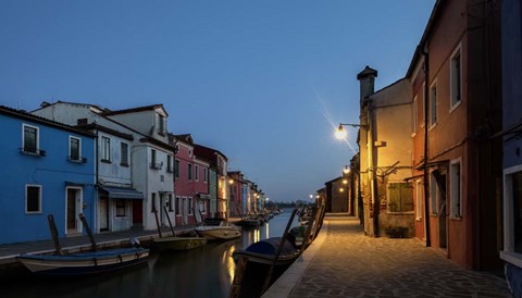 Framed Daybreak in Burano I Print