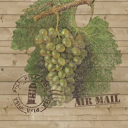 Framed Grape Crate IV Print