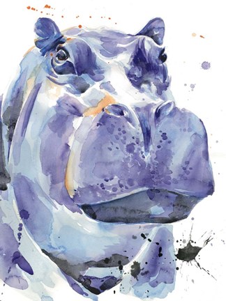 Framed Ultra Violet Safari I Print