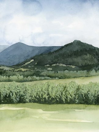 Framed Blue Sunday II Print