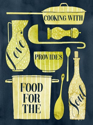 Framed Food for the Soul II Print