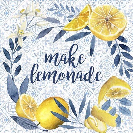 Framed Citrus Sayings I Print