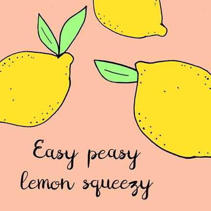 Framed Lemon Squeeze II Print