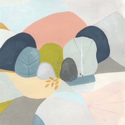 Framed Whimsical Valley II Print