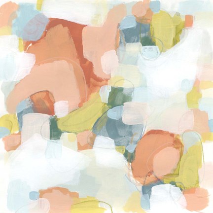 Framed Mosaic Scatter II Print