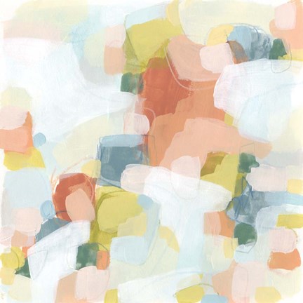 Framed Mosaic Scatter IV Print