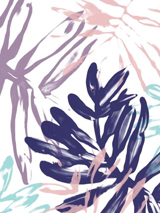 Framed Miami Floral II Print