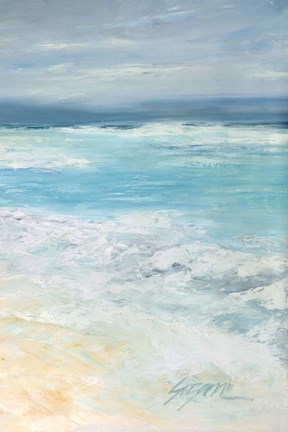 Framed Storm at Sea II Print