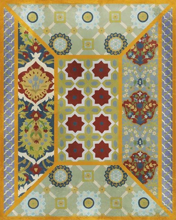 Framed Wallpaper Collage  III Print