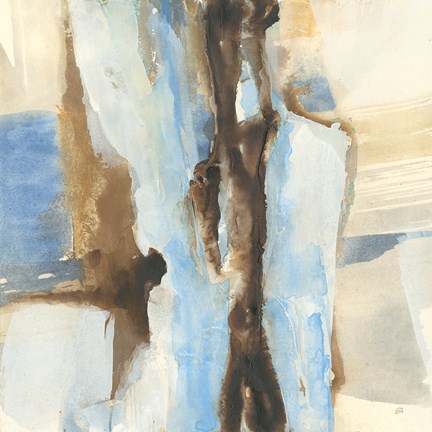 Framed River Run I Print