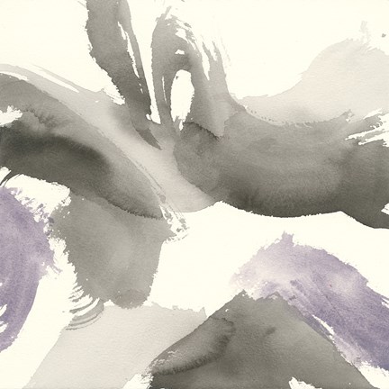 Framed Amethyst Gesture I Print