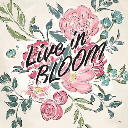 Framed Live in Bloom II Print