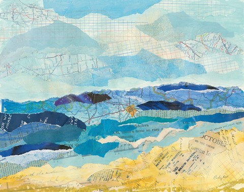 Framed Abstract Coastal II Print