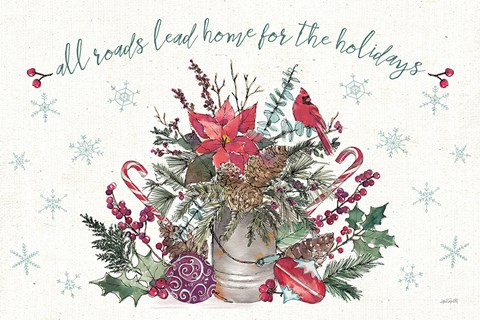 Framed Seasonal Charm I Print