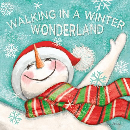 Framed Let it Snow V Eyes Open Print