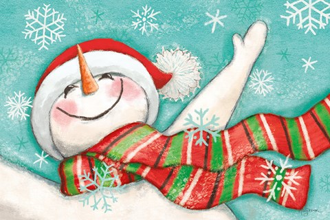 Framed Let it Snow I Eyes Open Print