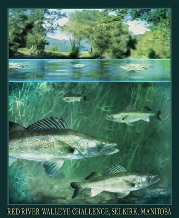 Framed Red River Print