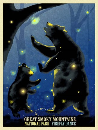 Framed Firefly Dance Print