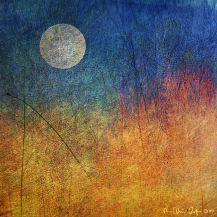 Framed Bushy Abstract Print