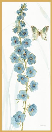 Framed Rainbow Seeds Flowers VI Butterfly Print