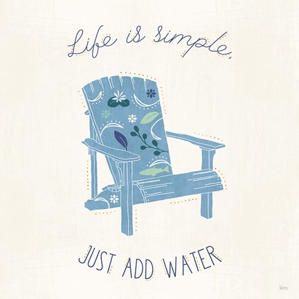 Framed Otomi Lake VIII Print