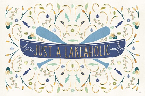 Framed Otomi Lake I Print