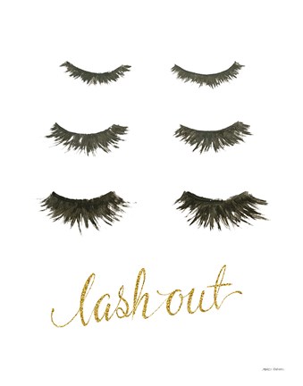 Framed Wake Up and Make Up VI Print