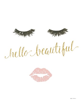 Framed Wake Up and Make Up VII Print