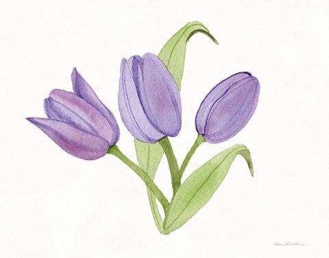 Framed Easter Blessing Flowers II Print