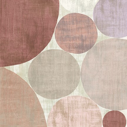 Framed Circulation II v2 Blush Print