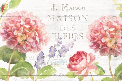 Framed Maison Des Fleurs II Print