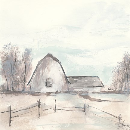 Framed Barn VIII Print