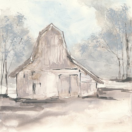 Framed Barn VI Print