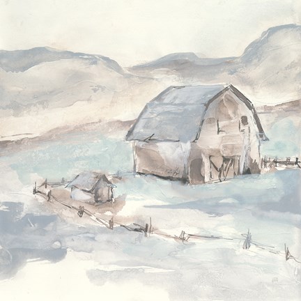 Framed Barn IV Print