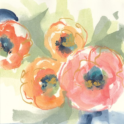 Framed Buttercup I Print