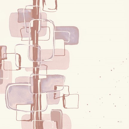 Framed Mind Games I Blush Print