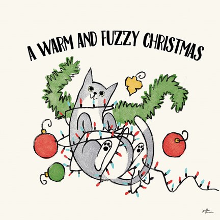 Framed Santa Paws II Print