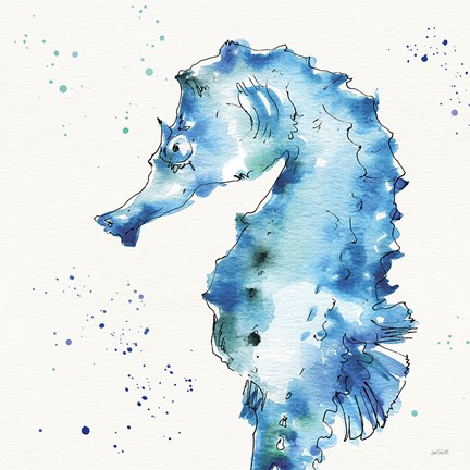 Framed Deep Sea XI Print