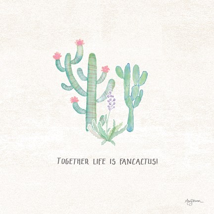 Framed Bohemian Cactus VIII Print