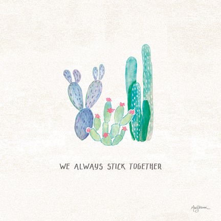 Framed Bohemian Cactus VI Print