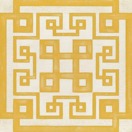 Framed Maze Motif II Print