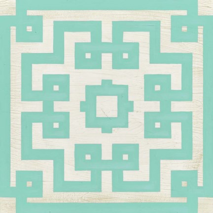 Framed Maze Motif IV Print