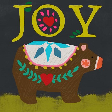 Framed Nordic Joy I Print