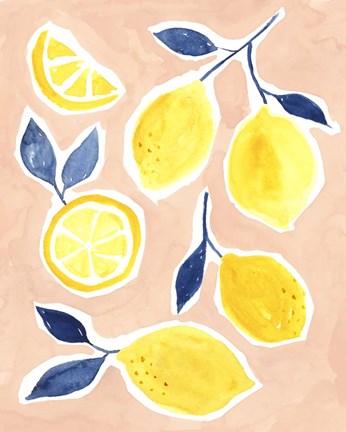 Framed Lemon Love II Print