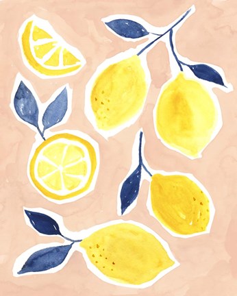 Framed Lemon Love II Print