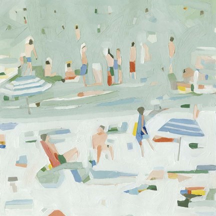 Framed Summer Confetti II Print