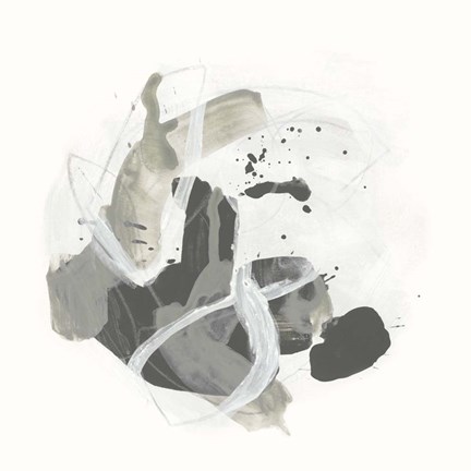 Framed Monochrome Missive III Print