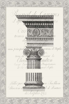 Framed Column Overlay II Print