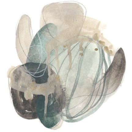 Framed Cactus Gesture II Print