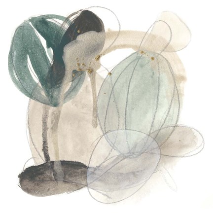 Framed Cactus Gesture III Print